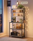31 5 Inches Baker s Rack For Kitchen With Storage  6-tier Kitchen Shelves