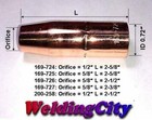 Weldingcity   5-pk Mig Welding Gun Nozzle 169725 5 8  For Miller M-25 m-40 Hobart