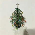 Diy  Christmas Tree Beaded Kit Mini Tabletop Holiday Craft Decor With Base - New