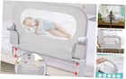 Baby Bed Rail Guard For Toddlers - 35 2  Toddler Bed Side Rails 35 Inch Grey