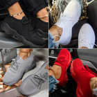 Women s Sneakers Breathable Casual Women Socks Shoes Lace Up Ladies Flats Female