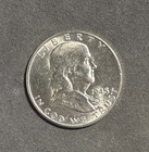 1948  p  Franklin Half Dollar - Brilliant Uncirculated 90  Silver  900  9