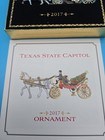 2017 Texas Capitol Annual Christmas Ornament In Box W paperwork 