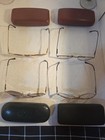 Vintage 4 Prescription Eyeglasses Sunglasses Lot Metal Aviator Commander Frames