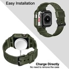 Case For Compatible For Apple Watch Men Women Sport Strap With Bumper Rugged