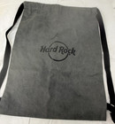 Vintage Y2k Hard Rock Cinch Sack Backpack All Acces Gray Wash Canvas Excellent