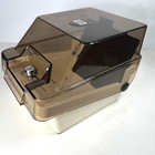 Vintage Diskette Filing Box 5 1 4  Floppy Case Holder With 1 Divider M50t