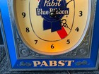 Pabst Blue Ribbon Lighted Clock Embosograph Display Mfg