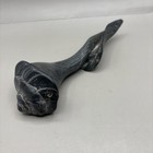 Inuit Soapstone Carved Scuplture  Handcarved Vintage Shell
