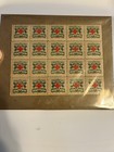 Block Of 20  1909 Us Christmas Seals Red Cross Never Used Excellent Condition