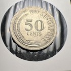 1967 Singapore 50 Cents X1712