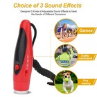 Electronic Whistle  Battery Operated Whistle Adjustable 3 Small  Red