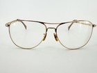 Vtg Cn65t Ao American Optical 1 10 12k Gf Gold Aviator Eyeglasses Frames K822