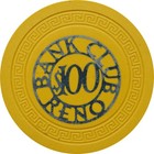 Bank Club Casino Reno Nevada  100 Chip 1948