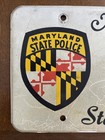 2010 Maryland State Police License Plate E-9 Rare Authentic Salisbury Barracks