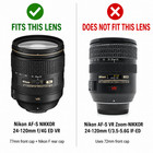Nikon Af-s Nikkor 24-120mm F 4 G Ed Vr 77mm Front   Rear Lens Cap Set