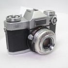 Vtg Zeiss Ikon Contaflex Super 35mm Slr Film Camera With Tessar 50mm F 2 8  read
