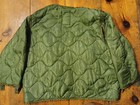 Us Army Military M-65 Field Jacket Quilted Coat Liner Warm Nylon Poly Batting