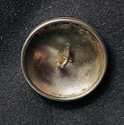 Ex Rare Antique Art Nouveau Ginko Floral Gilt Brass Button  1880s 1890s