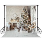 White Christmas Photography Backdrop 8x8ft Holiday Portrait Studio 10800