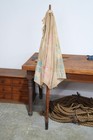 Vintage Mccormick Deering Canvas Umbrella Farm Advertising Antique Wood Pole