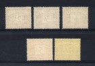 Great Britain - Sc  D41 - D45 Mnh   Wmk Multi Tudor Crown     -     Lo 0123245