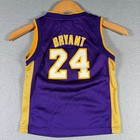 Adidas Kobe Bryant Los Angeles Lakers 24 Nba Jersey Youth Medium 5-6 Purple