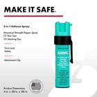  Sabre Advanced Pepper Spray For Self Defense 3-in-1 Formula With Maximum 