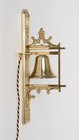 Traditional Brass Church Sanctuary   Sacristy Wall Bell Communion Bell  74b