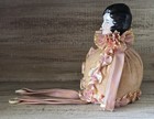 Art Deco 1920s German Porcelain Flapper Lady Half Doll Pincushion