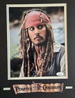Johnny Depp Signed 8x10 Jack Sparrow Photo Auto Jsa Coa Custom Framed 