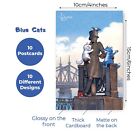 Collectible Postcards - Mymagicard Blue Cat  Set Of 10 Cards Set  18