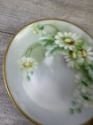 Vintage Ginori Italy Hand Painted Daisy Floral Collector Plate Gold Trim N  Fedy