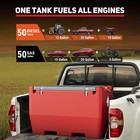 50 Gallon Gasoline Tank With 12v Electric Fuel Transfer Pump  Diesel Fuel Tank