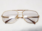 Vtg Rare Gold Jaguar Mod 309 009 Frames Eyeglasses Aviator Sunglasses Pilot Nice