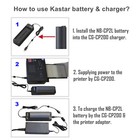 Kastar Battery Charger For Canon Nb-cp2l Cg-cp200   Selphy Cp1300 Photo Printer