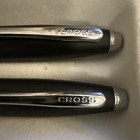 Cross Rollerball   Ballpoint Pen Set Black   Silver