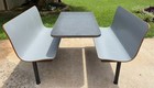 Plymold Contour Commercial Grade Restaurant 4 Person Booth Seating Dining