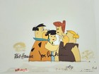 Flintstones Production Cel Signed Hanna Barbera W coa - All 4 Characters