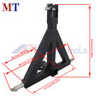 3 Point Black 2   Trailer Receiver Hitch Tow Drawbar Category 1 Tractor Adapter