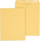 100 Pcs Clasp Envelopes 10x13 28lb Kraft Shipping Mailing Gummed Business Manila