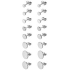 2pcs Black Stainless Steel Circle Stud Earrings Men s Women s Jewelry 3-14mm