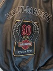 Vintage 90 s Harley-davidson 90th Anniversary Leather Jacket Size Xl  ladies 