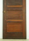 Vintage 4 Panel Dark Stained Pine Passage Door 31 812 X 83 625 In 