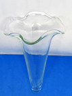 Clear Circular Cone Glass Wall Hanging Or Table Or Car Vase  Flower Plant Holder