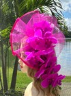 Kentucky Derby Hat Church Tea Party Hat Wedding Hat With Wide Brim