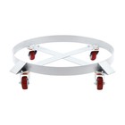 55 Gallon Heavy Duty Metal Drum Dolly  Barrel Dolly Carts With Swivel Casters