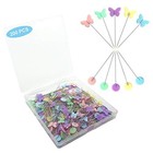 200 Pcs Sewing Pins Flat Head Straight Pins Quilting Pins For Dressmaker Craft