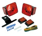 Maxxhaul 70094 12v Incandescent Trailer Light Kit   Stop  Tail  Brake  Merun 