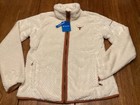 Nwt s Women s Ncaa Columbia Texas Longhorns Sherpa Fleece Full-zip Jacket Size L